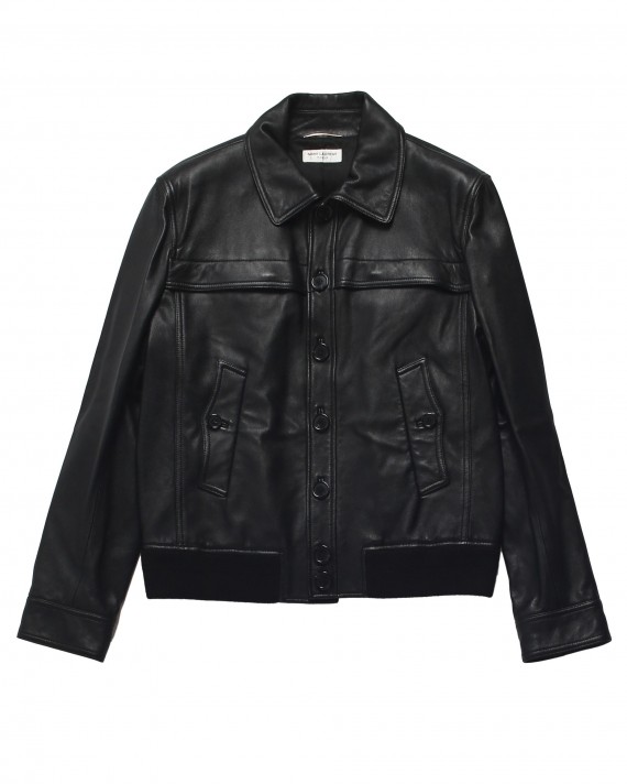 LEATHER JACKETS-SAINT LAURENT